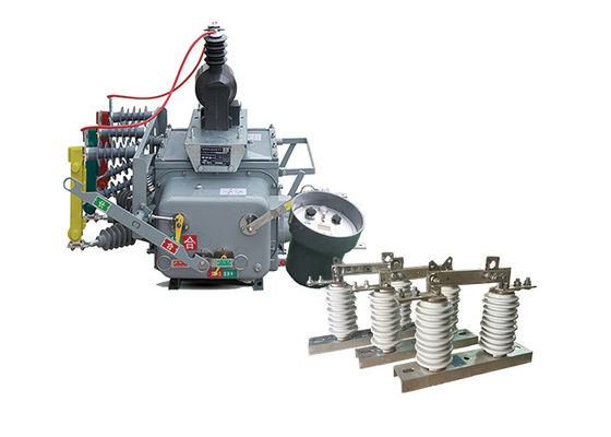 12kV 50Hz উচ্চ ভোল্টেজ ভ্যাকুয়াম সার্কিট ব্রেকার GB1984-2003 কন্ট্রোলারের সাথে হুকস্টিক সুইচ সহ আউটডোর সার্কিট ব্রেকার